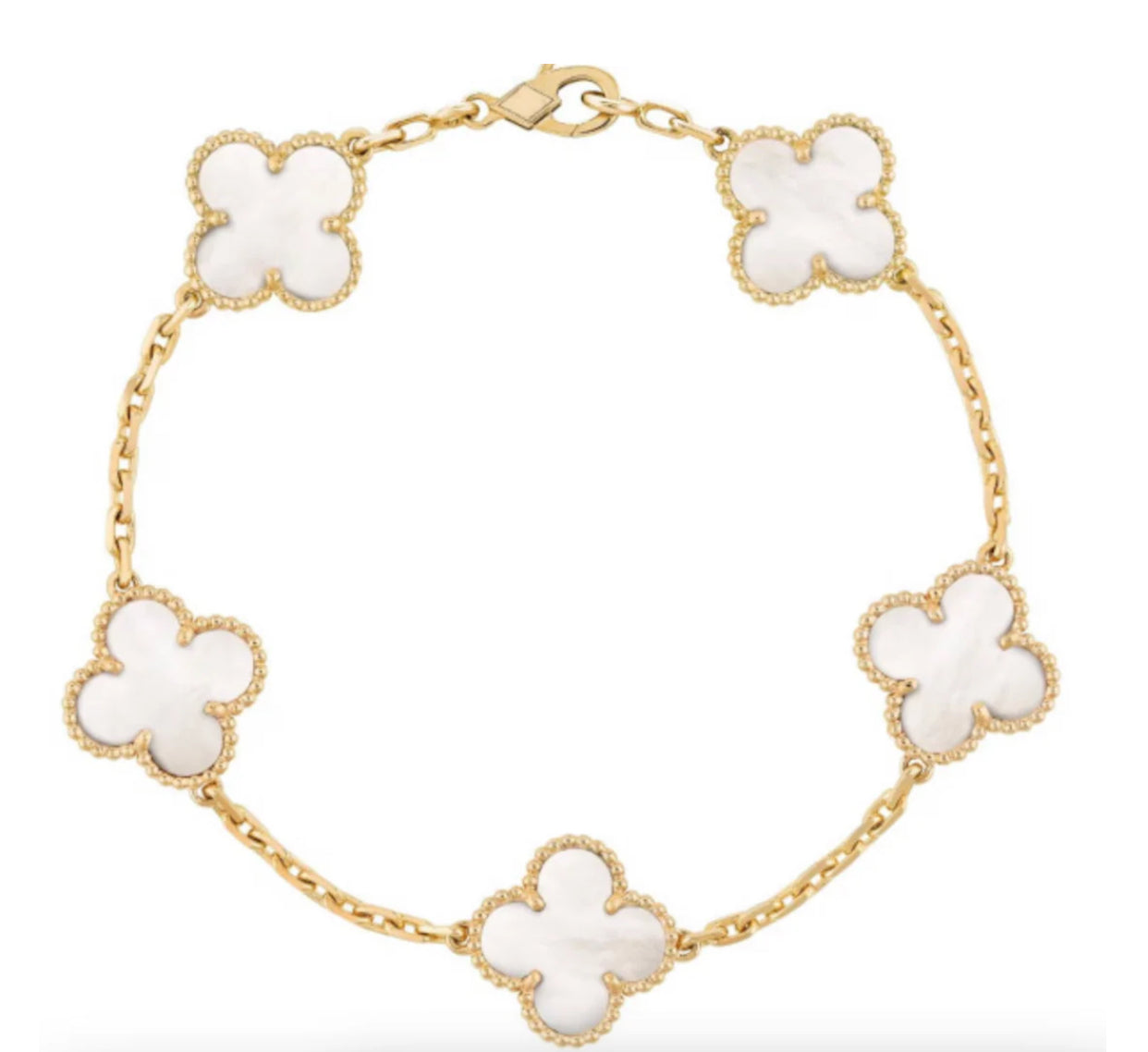 Clover Bracelet 14k