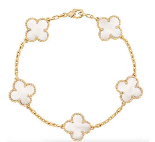 Clover Bracelet 14k