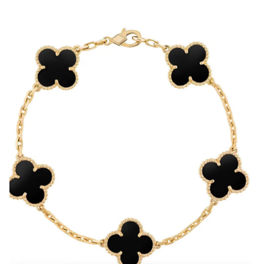 Clover Bracelet 14k